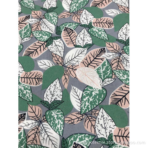 Comfortable And Cool Cotton Linen Printed Fabric